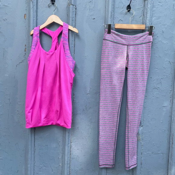 Ivivva Pink Purple Tank, size 14 - Picture 6 of 7